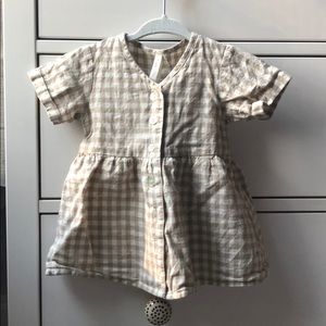 Gingham Rylee + Cru 3-6m Dress